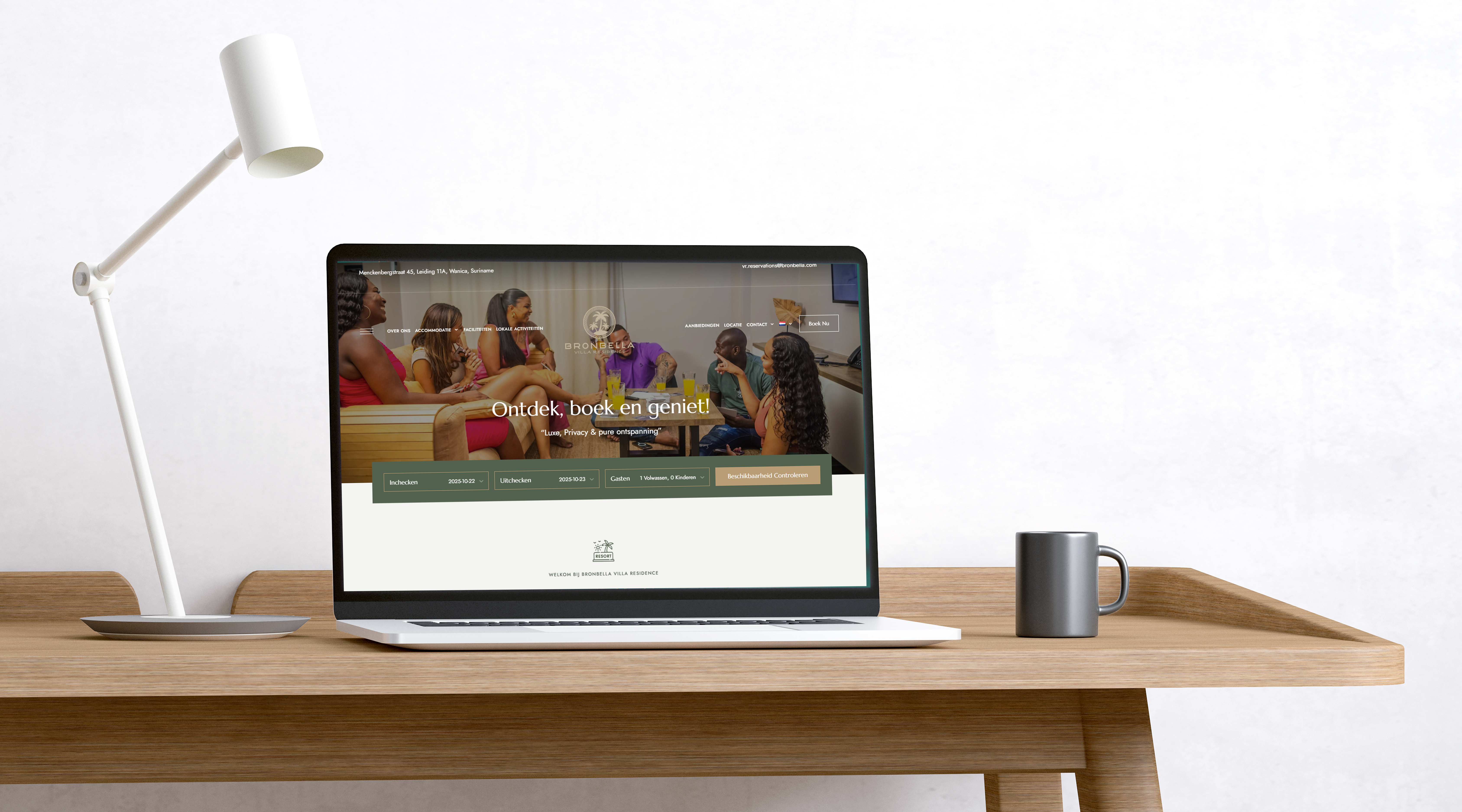 Bronbella Villa Residence website